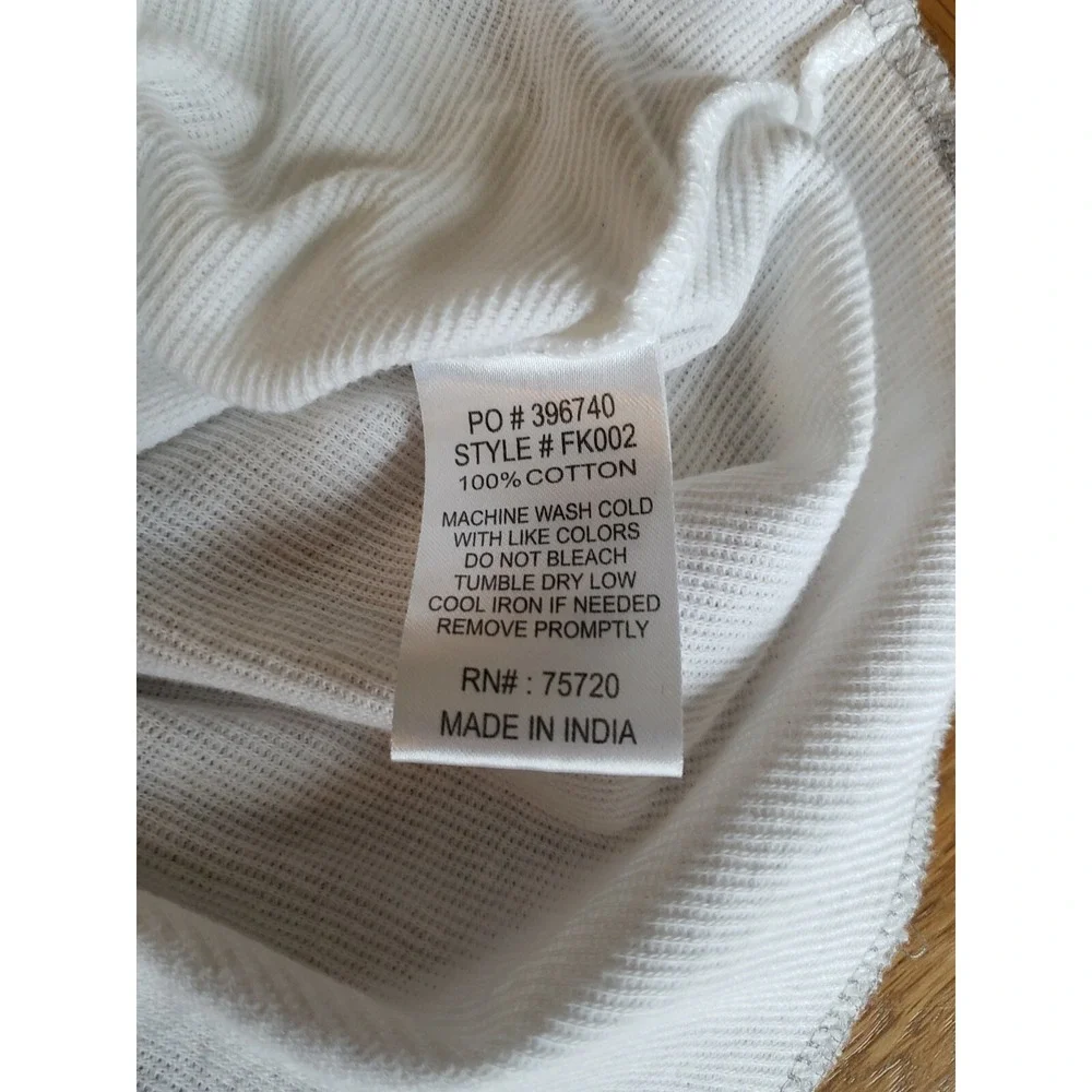 Reclaim (Buckle) Long Sleeve Cotton Lightweight Shirt Mens‎ Sz L White NWOT